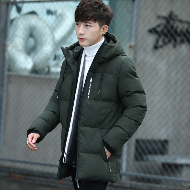 Men's Fashionable Hooded Down Jacket