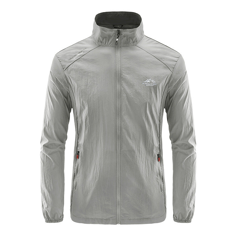 Light Summer Men's Ice Silk Breathable Sun Protection Clothing