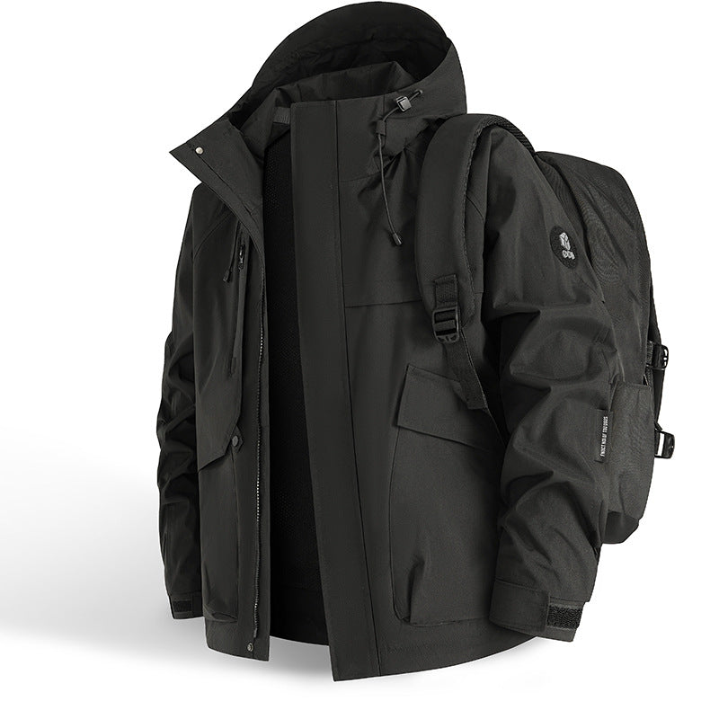 Outdoor Waterproof And Windproof Shell Jacket For Couples