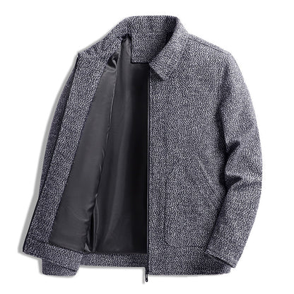 Jacket Men's Fashion Woolen Coat