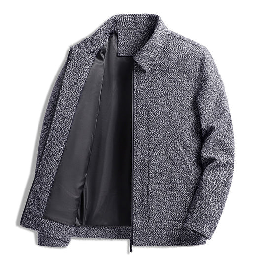 Jacket Men's Fashion Woolen Coat