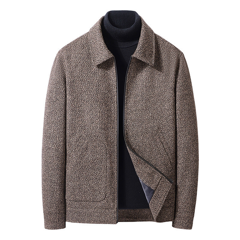 Jacket Men's Fashion Woolen Coat