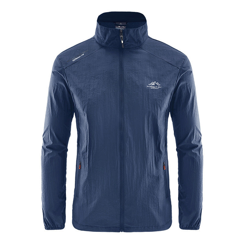 Light Summer Men's Ice Silk Breathable Sun Protection Clothing