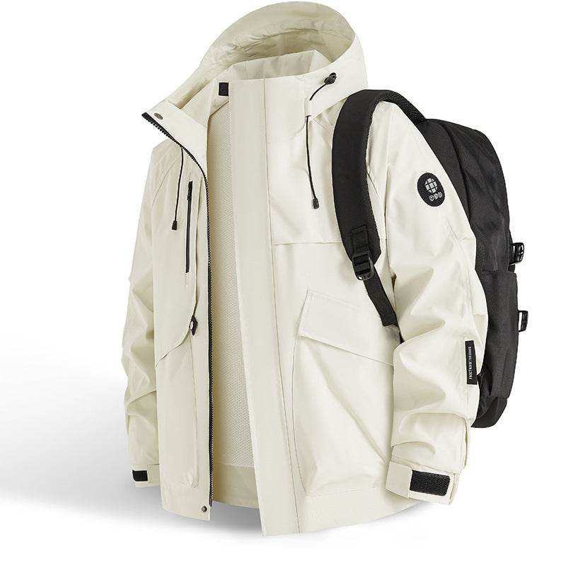 Outdoor Waterproof And Windproof Shell Jacket For Couples