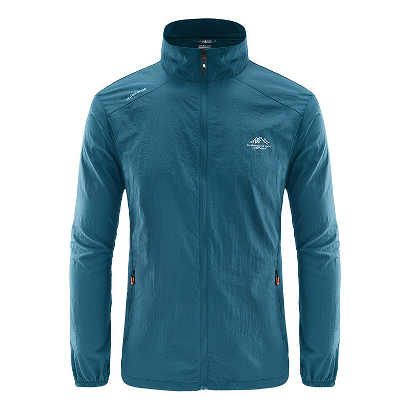 Light Summer Men's Ice Silk Breathable Sun Protection Clothing