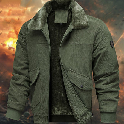 Thickened Lapel Men's Loose-fitting Top